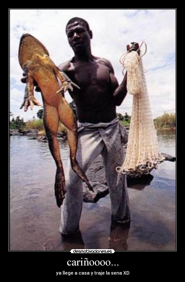 cariñoooo... - ya llege a casa y traje la sena XD