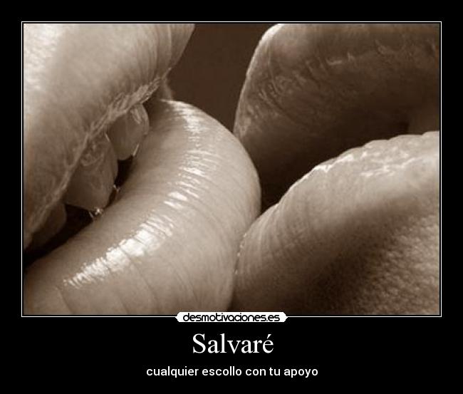 Salvaré - cualquier escollo con tu apoyo