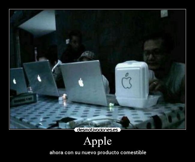 Apple - ahora con su nuevo producto comestible