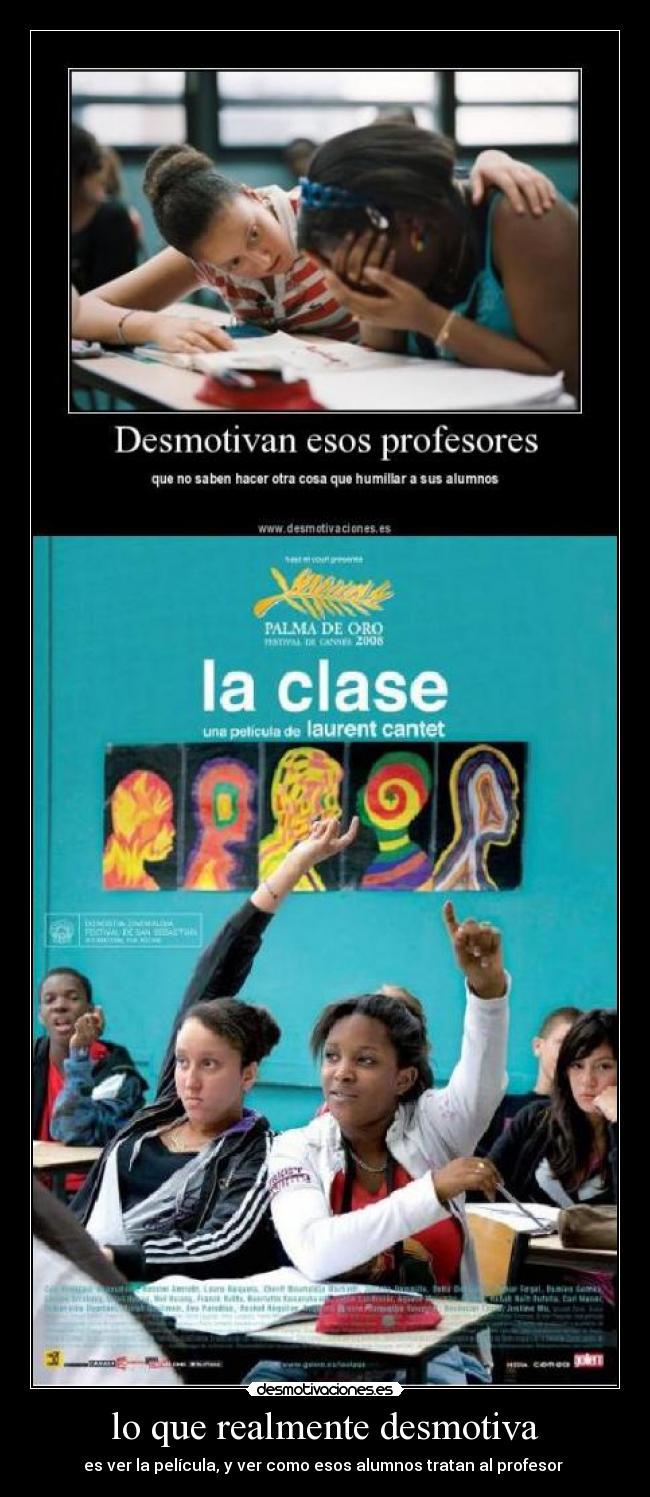 lo que realmente desmotiva -