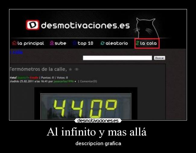 Al infinito y mas allá  - 