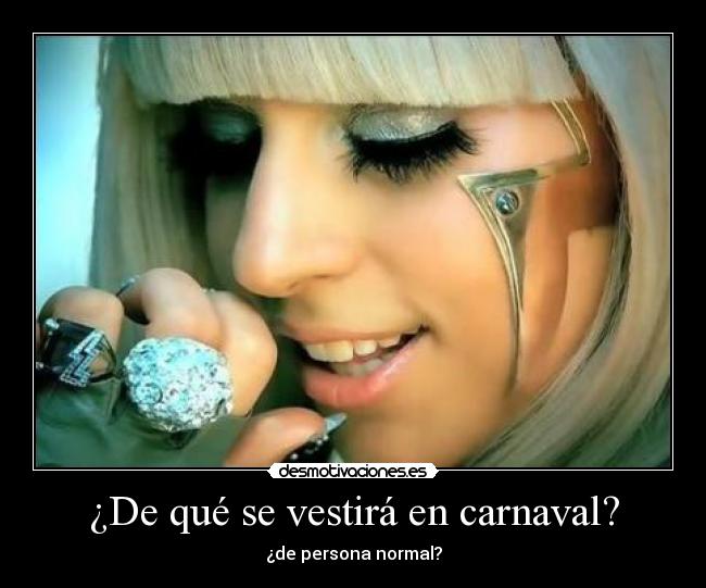 ¿De qué se vestirá en carnaval? -