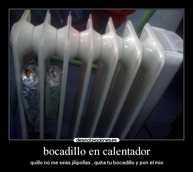 bocadillo en calentador - 