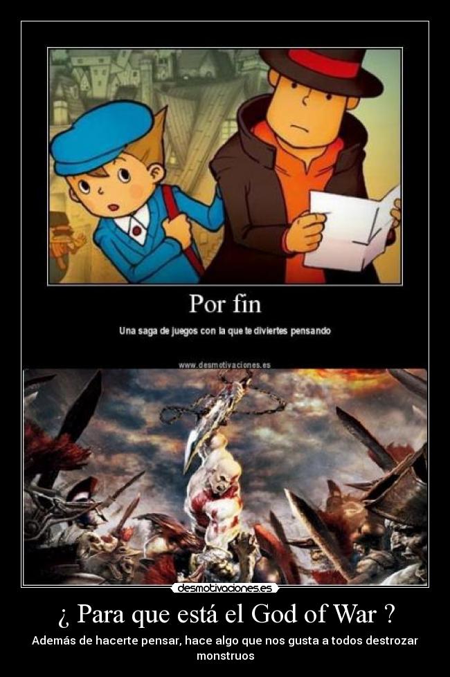 ¿ Para que está el God of War ? - 