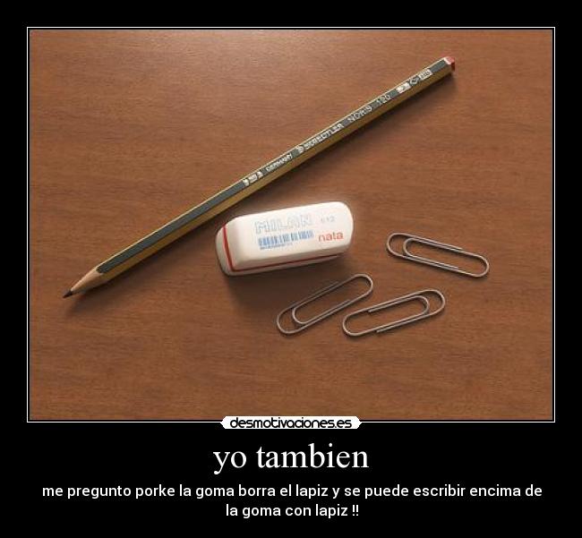 yo tambien -