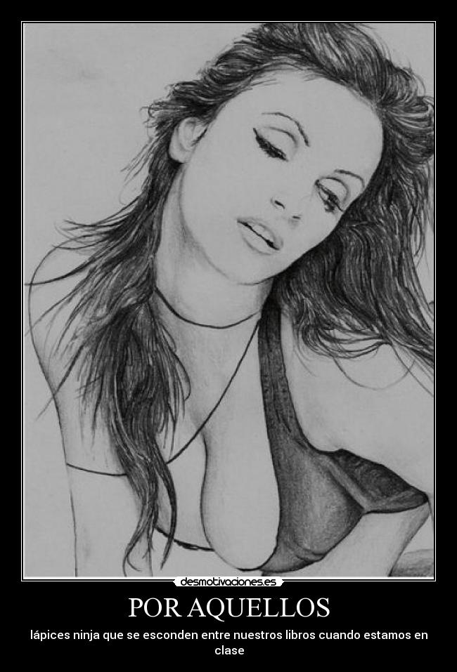 POR AQUELLOS - lápices ninja que se esconden entre nuestros libros cuando estamos en clase