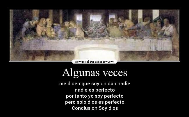 Algunas veces -