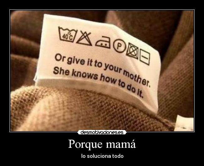 Porque mamá - 