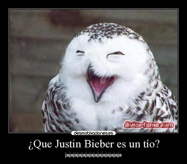 ¿Que Justin Bieber es un tío? - 