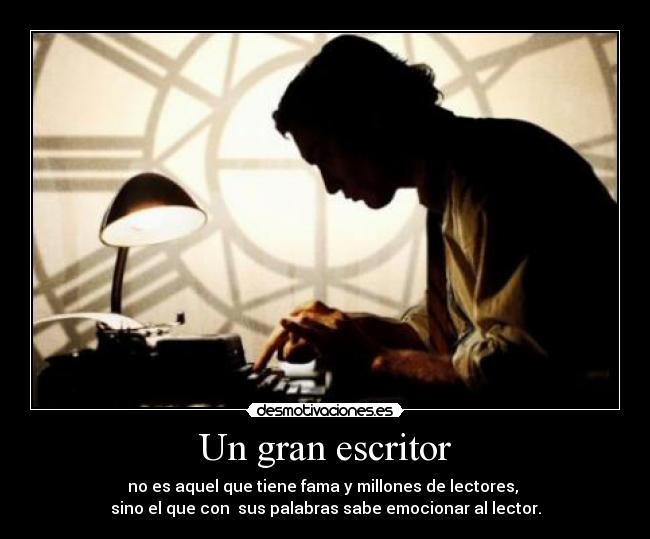 Un gran escritor - 