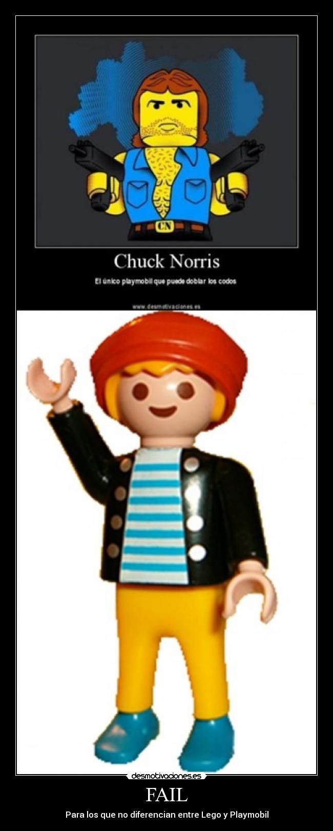 FAIL - Para los que no diferencian entre Lego y Playmobil