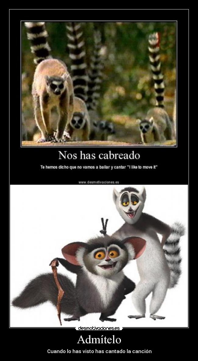 Admítelo - Cuando lo has visto has cantado la canción