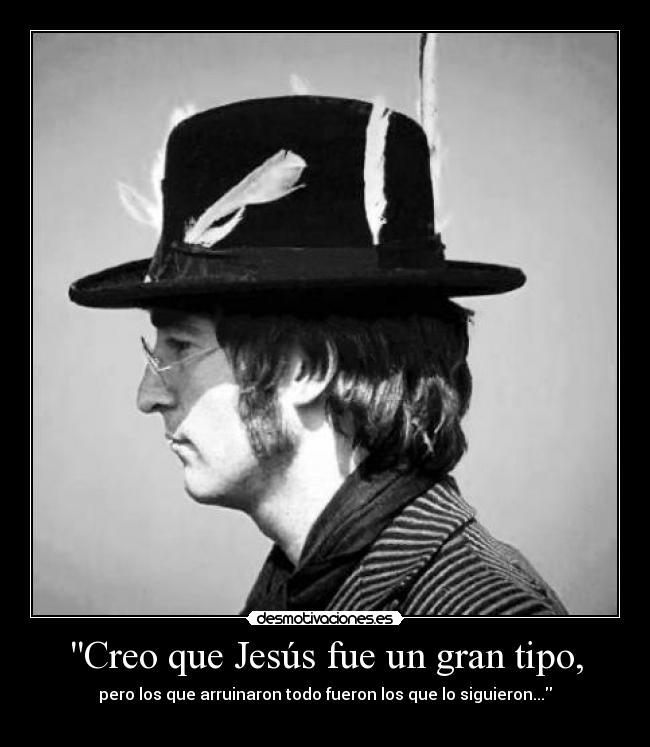 carteles john lennon the beatles renee desmotivaciones