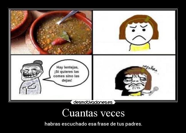Cuantas veces -