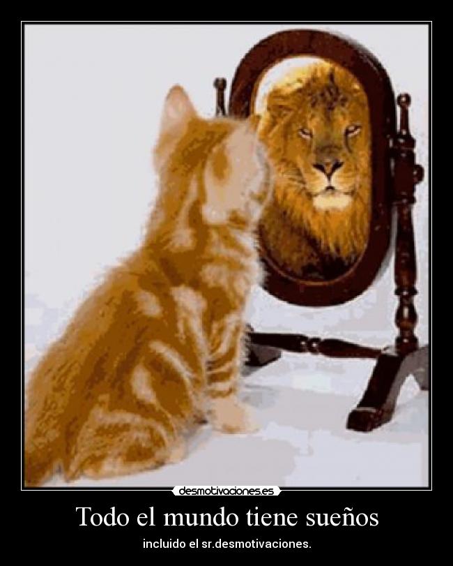 Todo el mundo tiene sueños - incluido el sr.desmotivaciones.