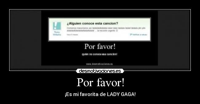 Por favor! - 