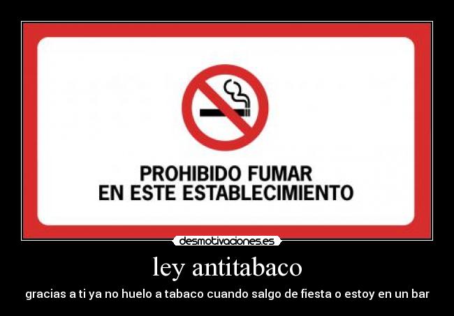 ley antitabaco - 