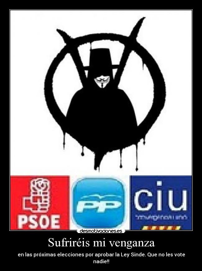 Sufriréis mi venganza -