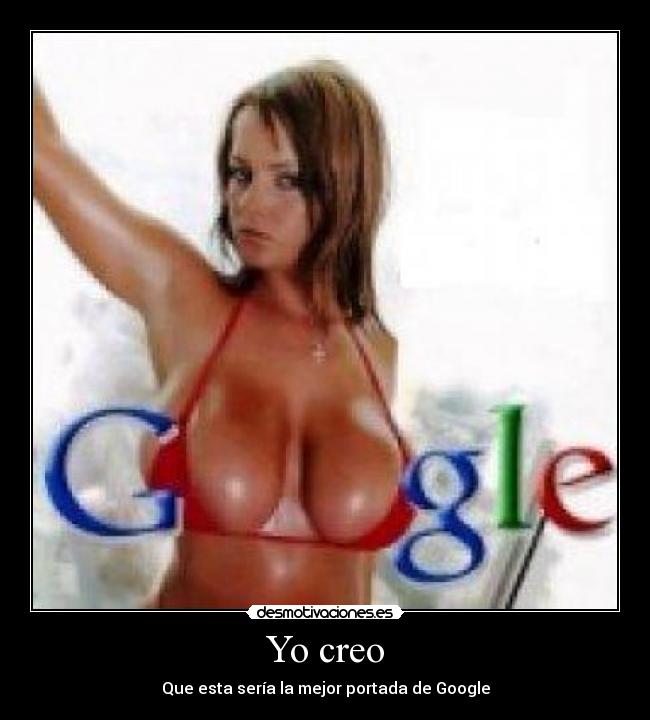 Yo creo - Que esta sería la mejor portada de Google