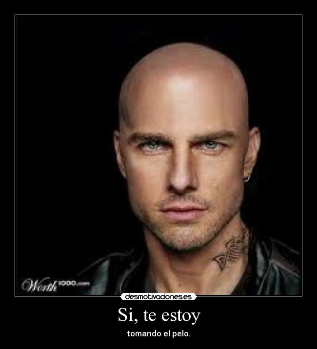 Si, te estoy - tomando el pelo.