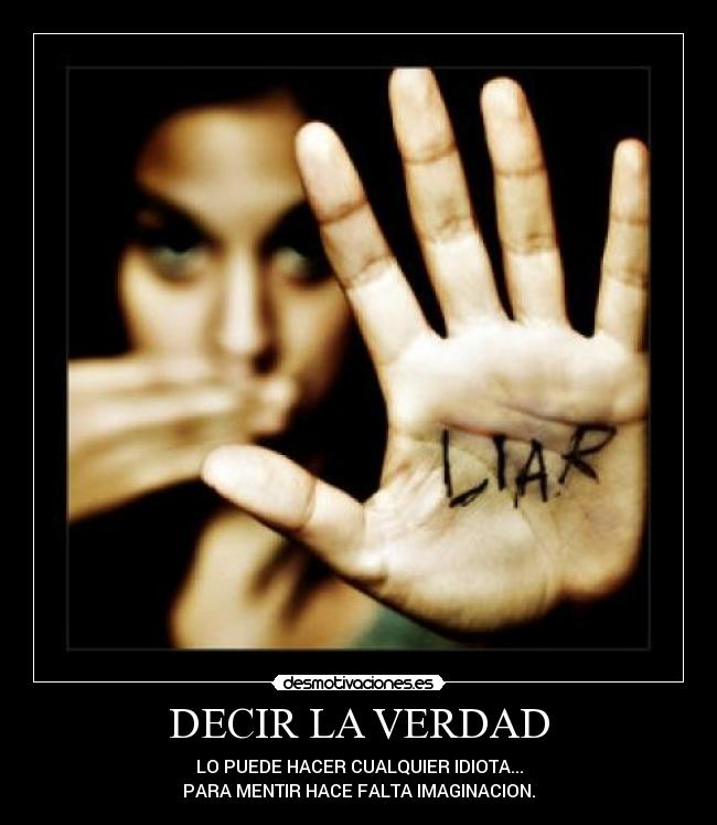 DECIR LA VERDAD - 