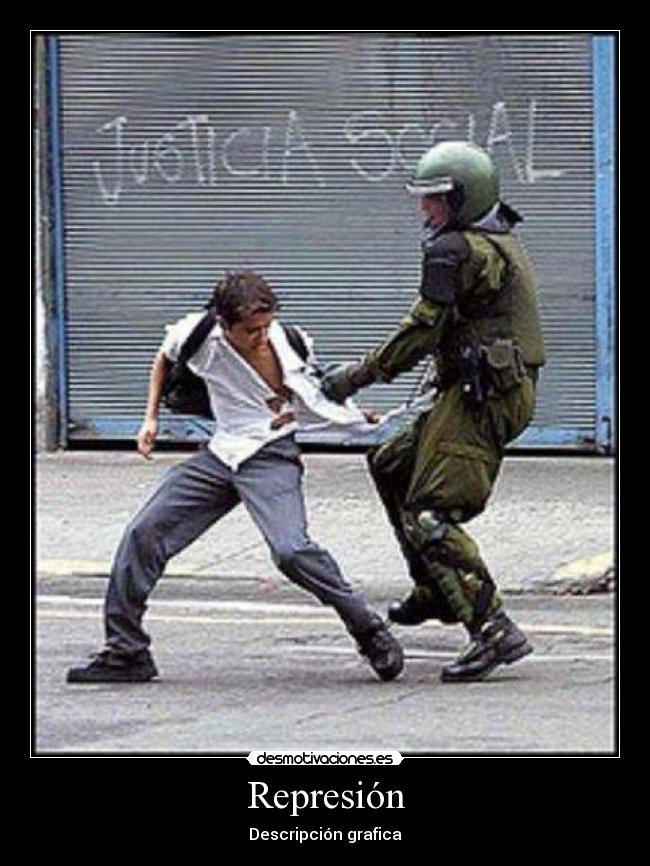 Represión - Descripción grafica