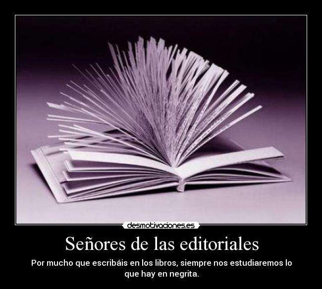 Señores de las editoriales - 