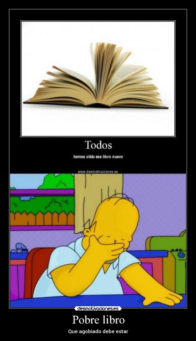 Pobre libro -