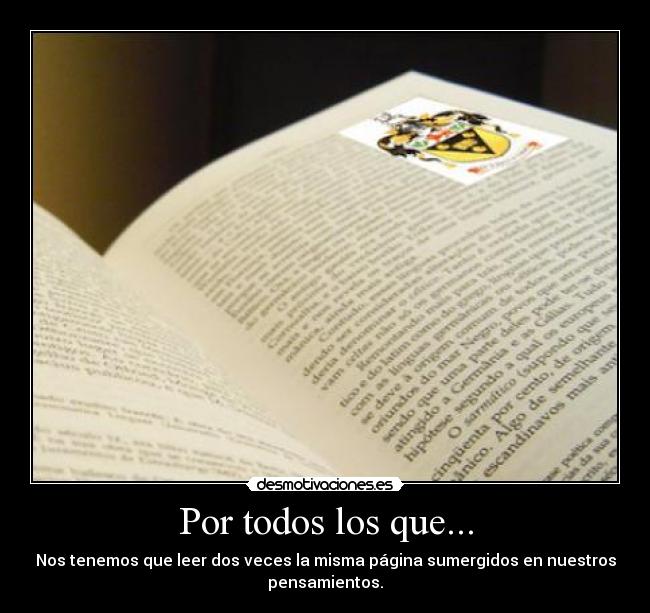Por todos los que... -