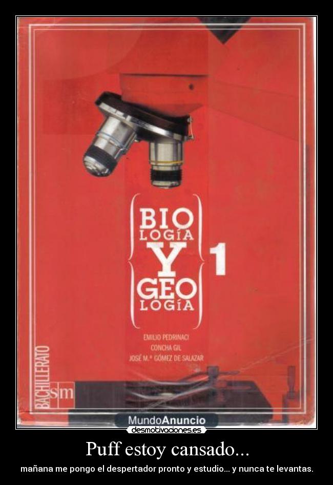 Puff estoy cansado... -