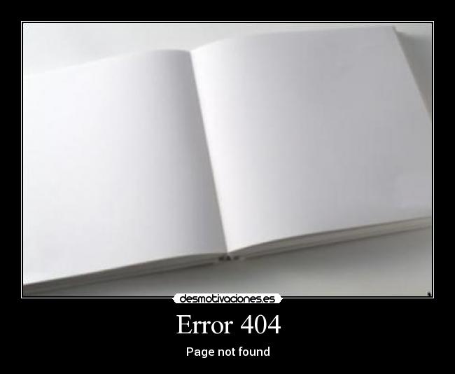 Error 404 - Page not found