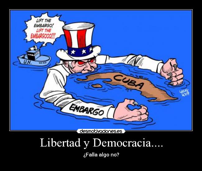 Libertad y Democracia.... - ¿Falla algo no?