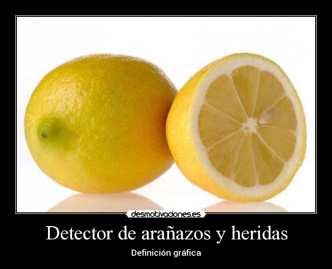 Detector de arañazos y heridas -