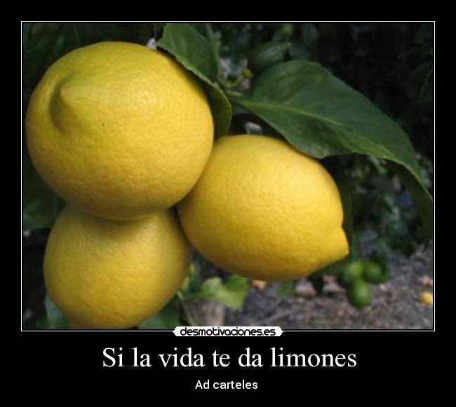 Si la vida te da limones - 
