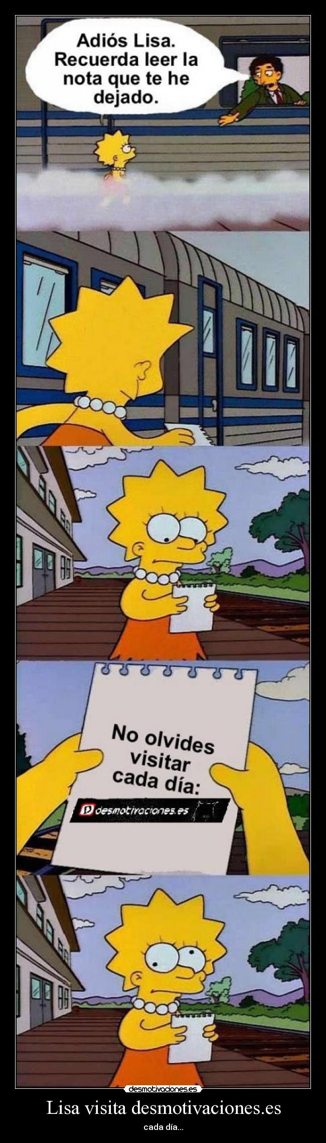 Lisa visita desmotivaciones.es - cada día...