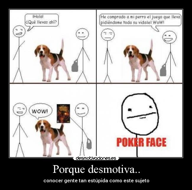 Porque desmotiva.. -