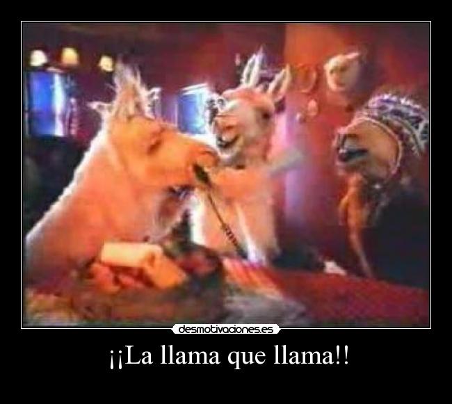 ¡¡La llama que llama!! -