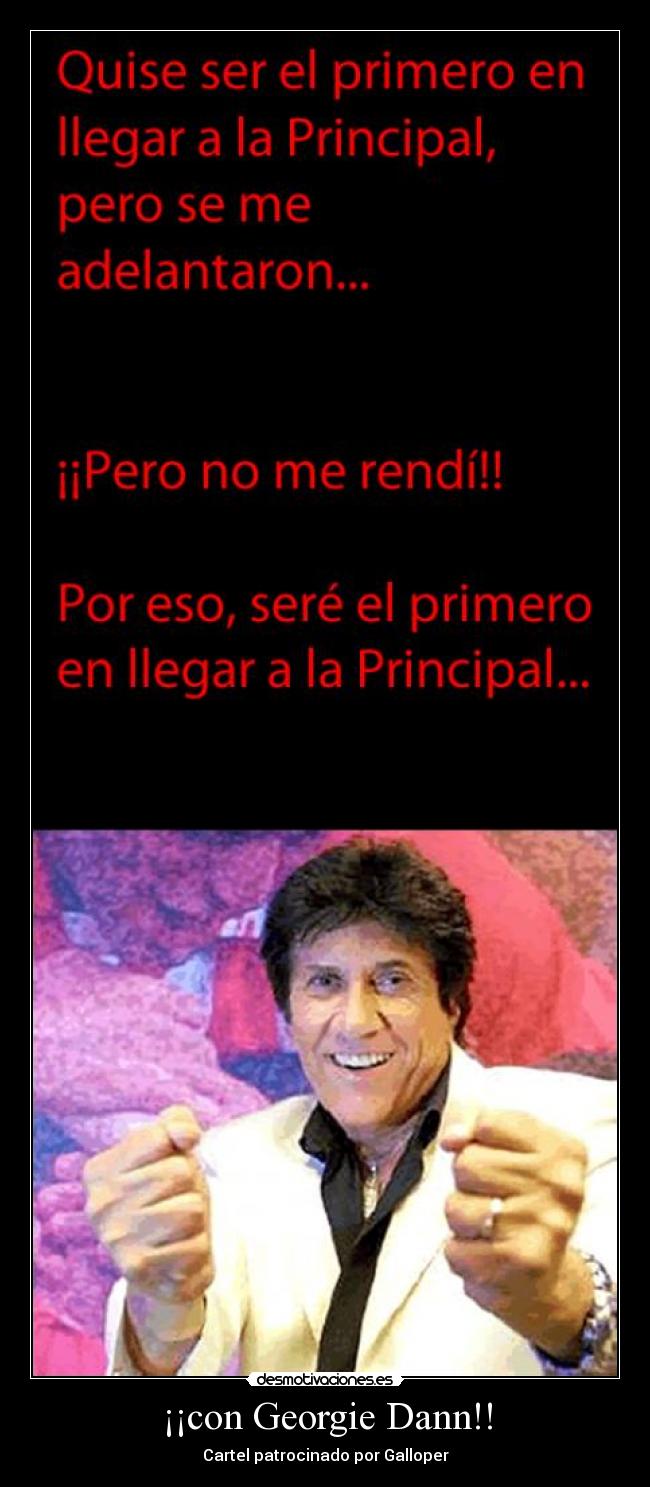 carteles con georgie dann galloper desmotivaciones