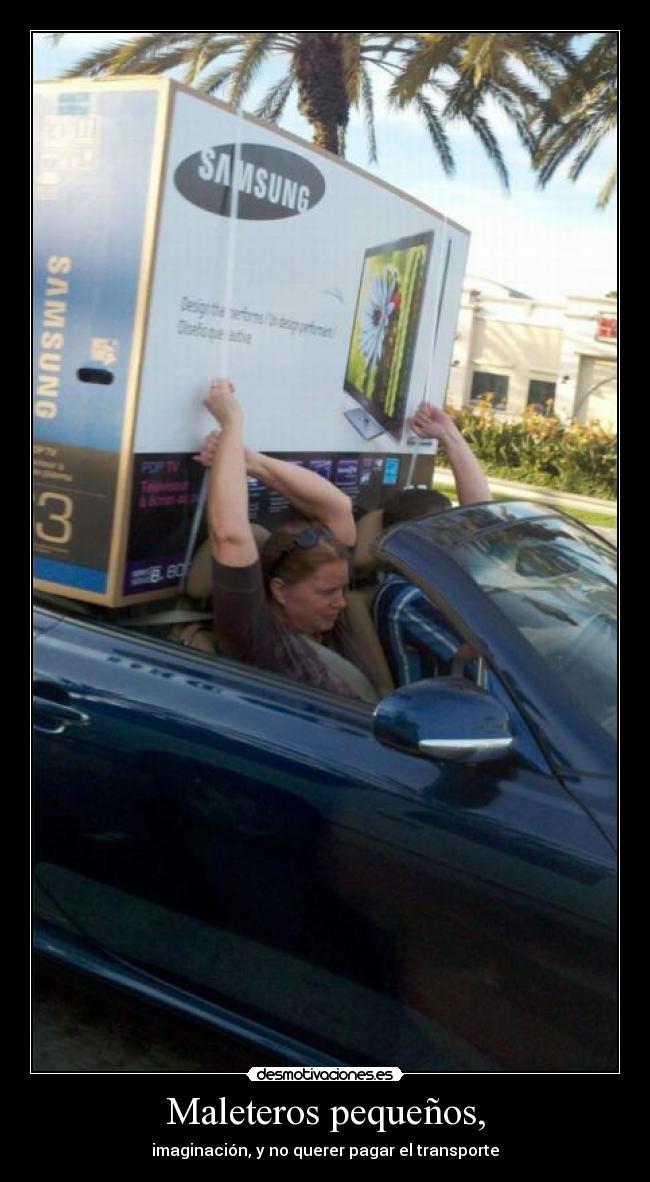 carteles maleteros transporte pequenos desmotivaciones