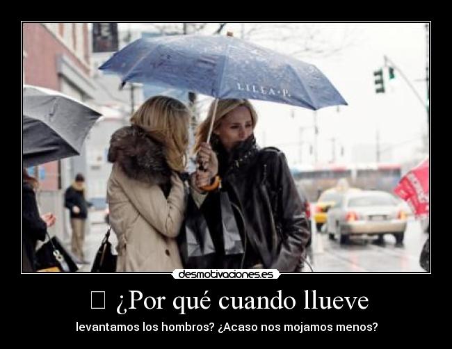 	 ¿Por qué cuando llueve - 
