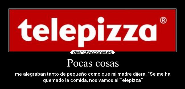 Pocas cosas - 