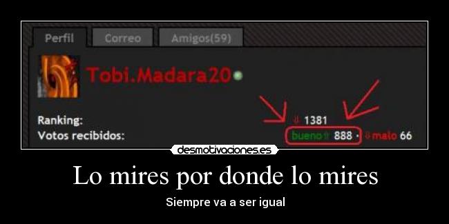 Lo mires por donde lo mires - Siempre va a ser igual