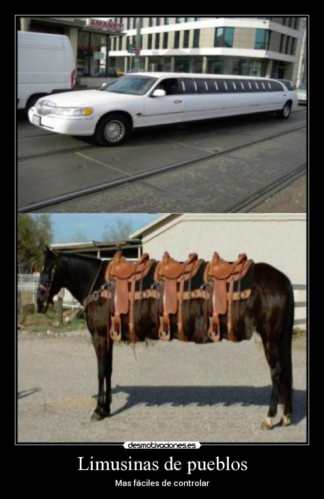 Limusinas de pueblos - Mas fáciles de controlar