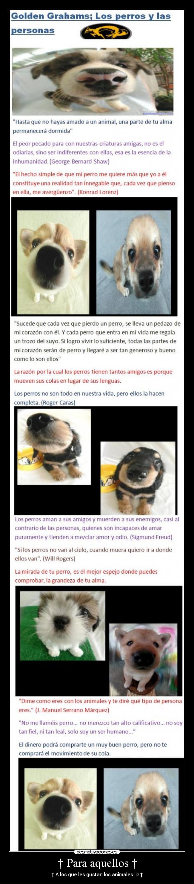 † Para aquellos † -