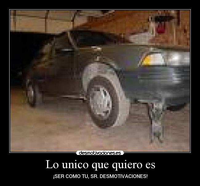 Lo unico que quiero es - ¡SER COMO TU, SR. DESMOTIVACIONES!