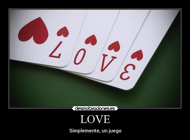 LOVE - Simplemente, un juego