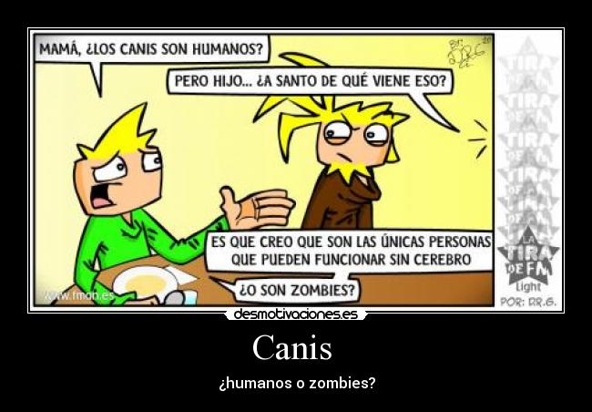 Canis  - ¿humanos o zombies?