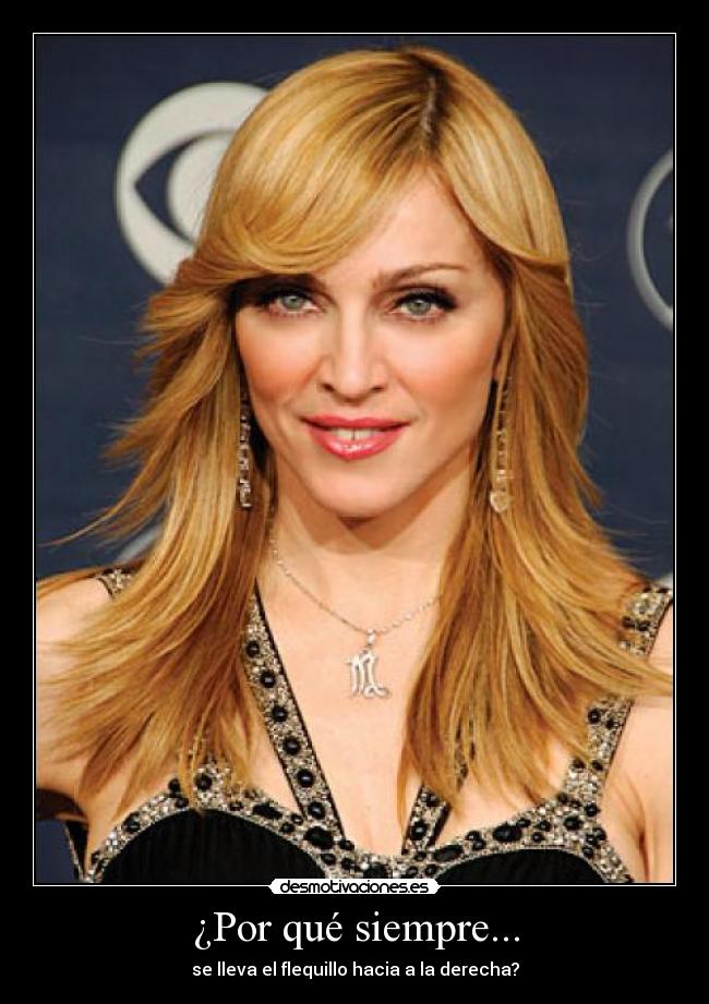 ¿Por qué siempre... - se lleva el flequillo hacia a la derecha?