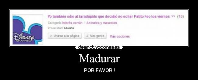 Madurar - POR FAVOR !