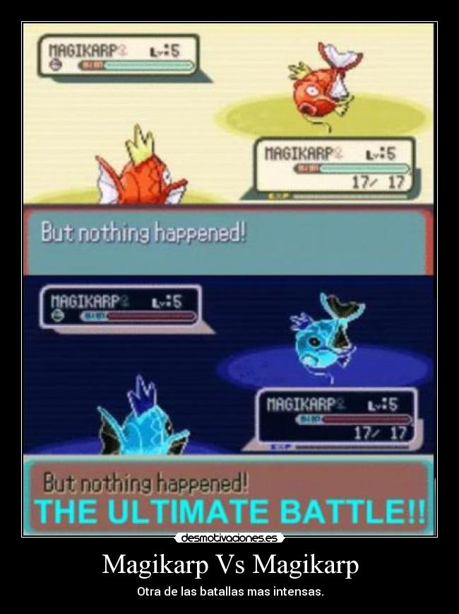 Magikarp Vs Magikarp - 